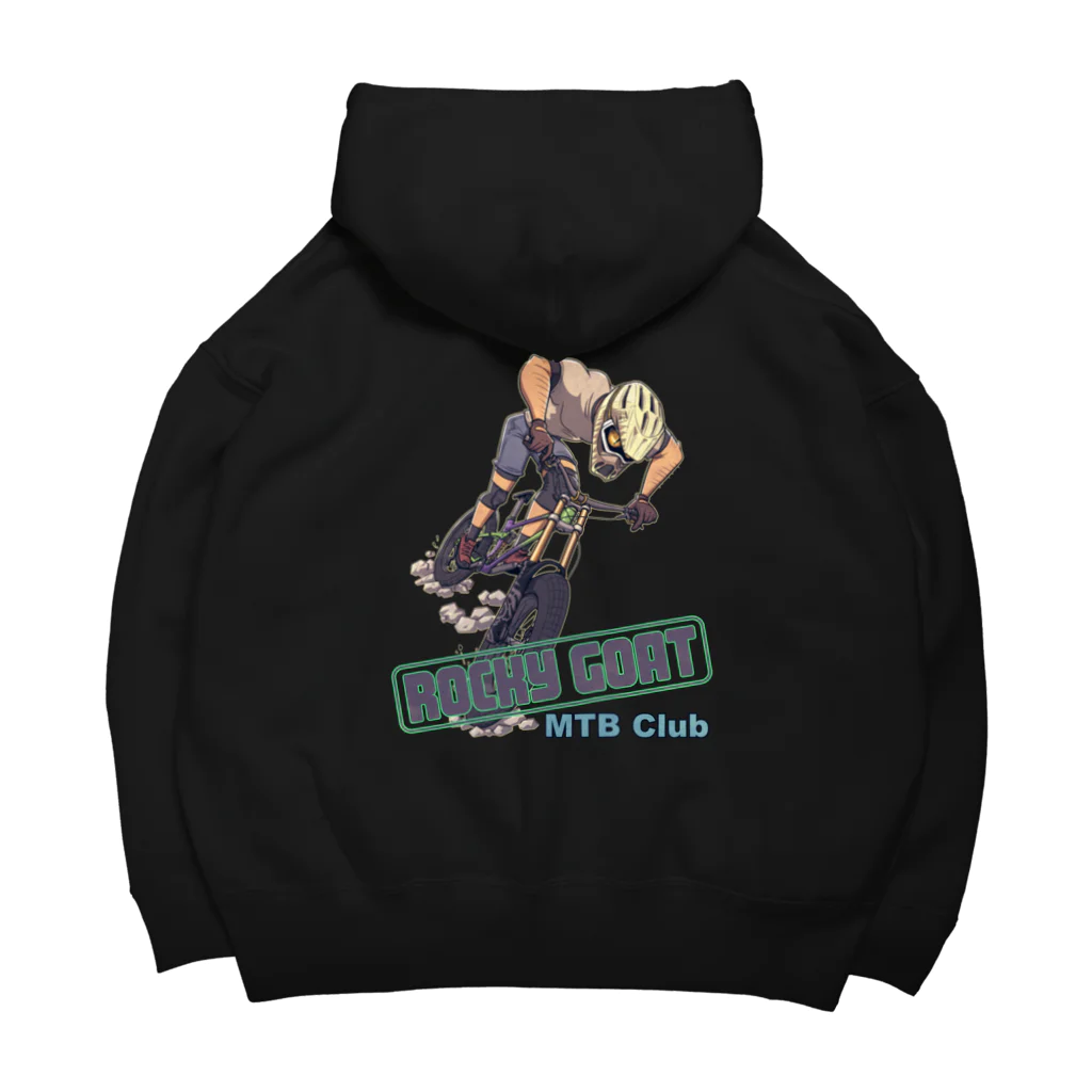 nidan-illustrationの"ROCKY GOAT" Big Hoodie