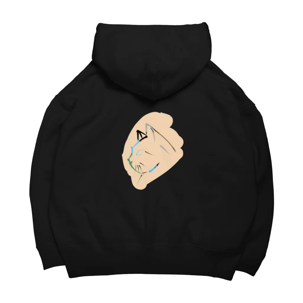 ゆずこまのNeko バックデザイン Big Hoodie