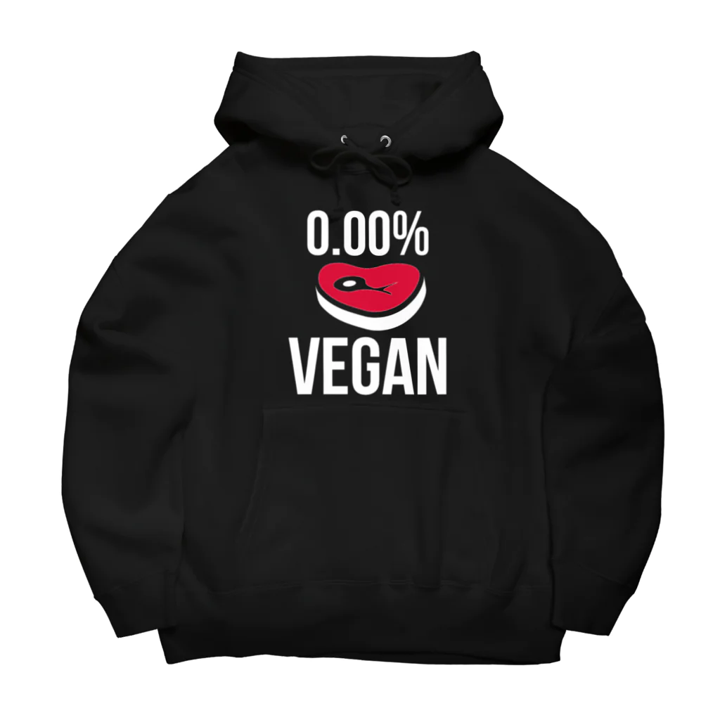 0.00%VEGAN SHOPの0.00%VEGAN（カラーロゴ・白文字） ビッグシルエットパーカー