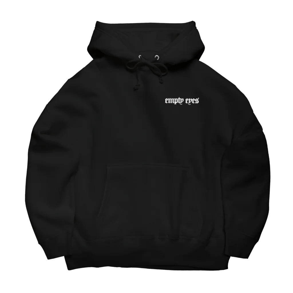 emptyeyesの左胸白ロゴ🥚🥚 Big Hoodie