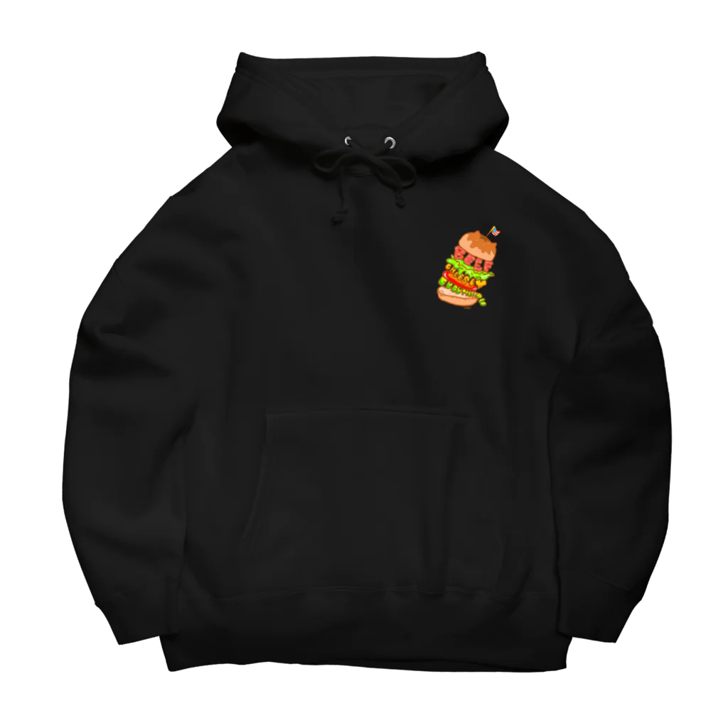 まめのき。のハンバーガー。 Big Hoodie