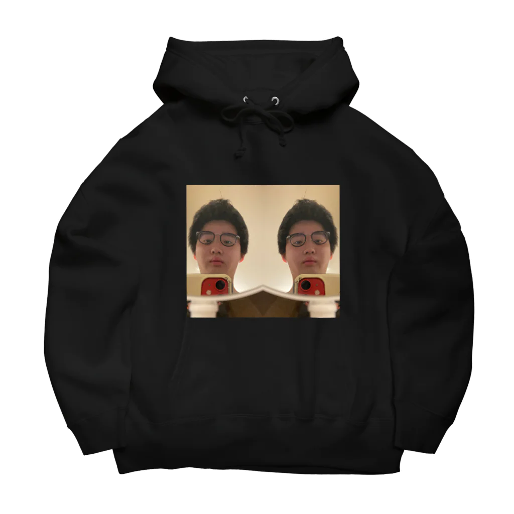 90sssssの3秒で作った俺の顔面パーカー Big Hoodie