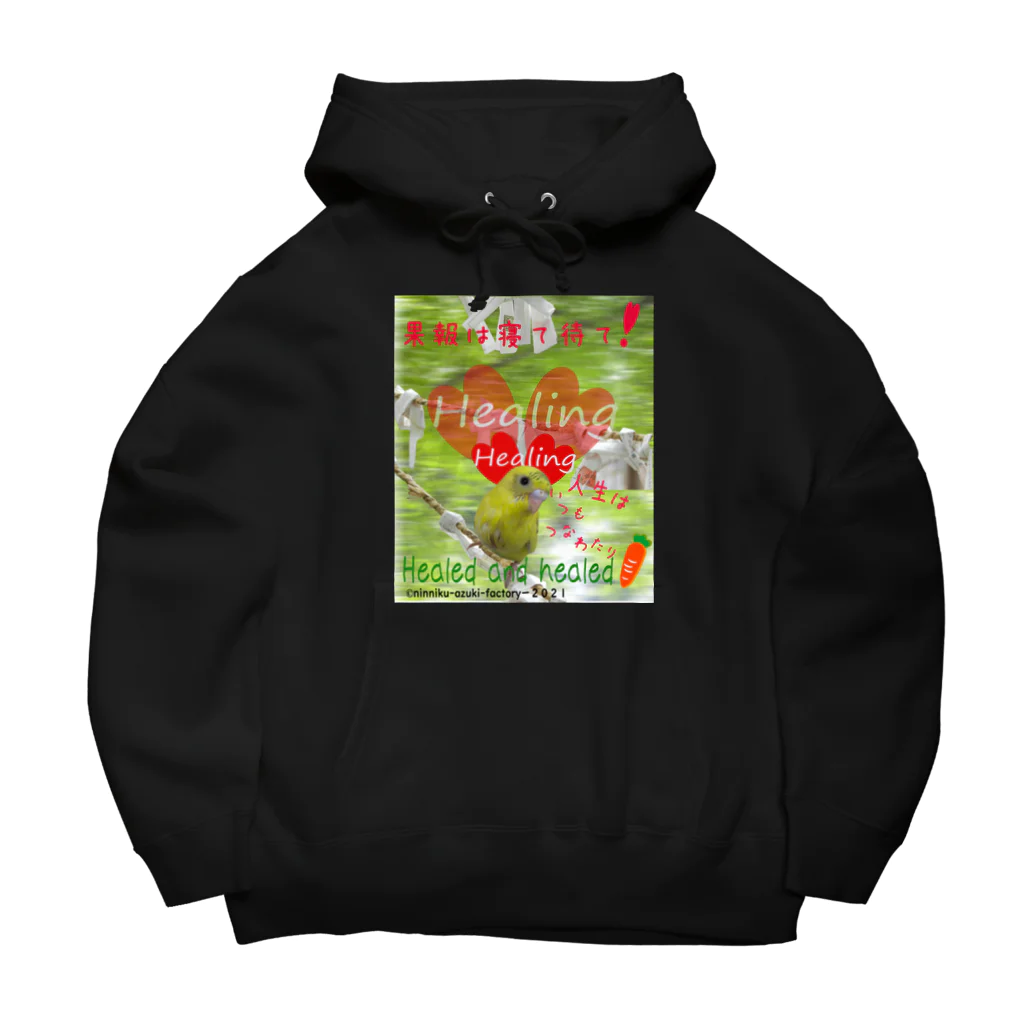 にんにく小豆製作場  のとりさんの神だのみ（tori-2) Big Hoodie