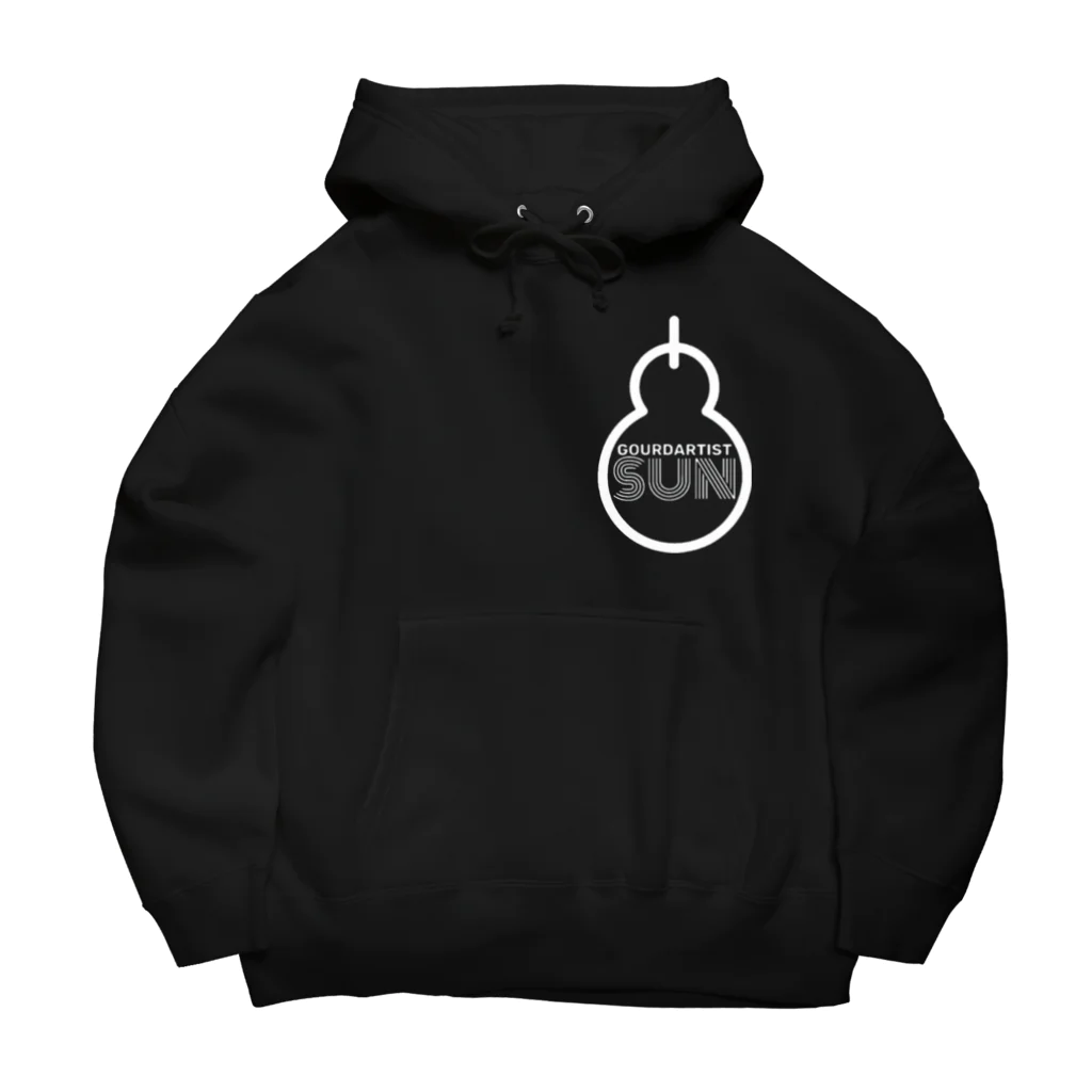 gourdartist.sunのひょうたん白文字版 Big Hoodie