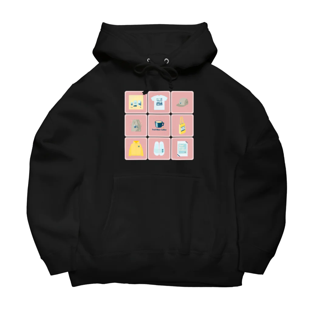 Teal Blue CoffeeのTealBlueItems _Cube PINK Ver. Big Hoodie