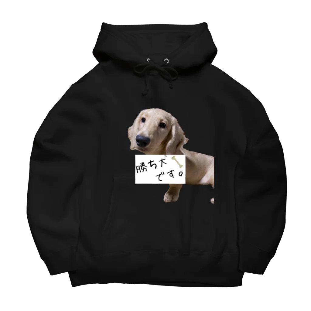 ふざけTショップの勝ち犬です Big Hoodie