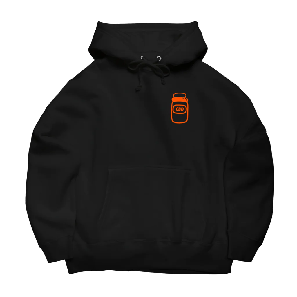 CBDのオレンジ　パーカー Big Hoodie