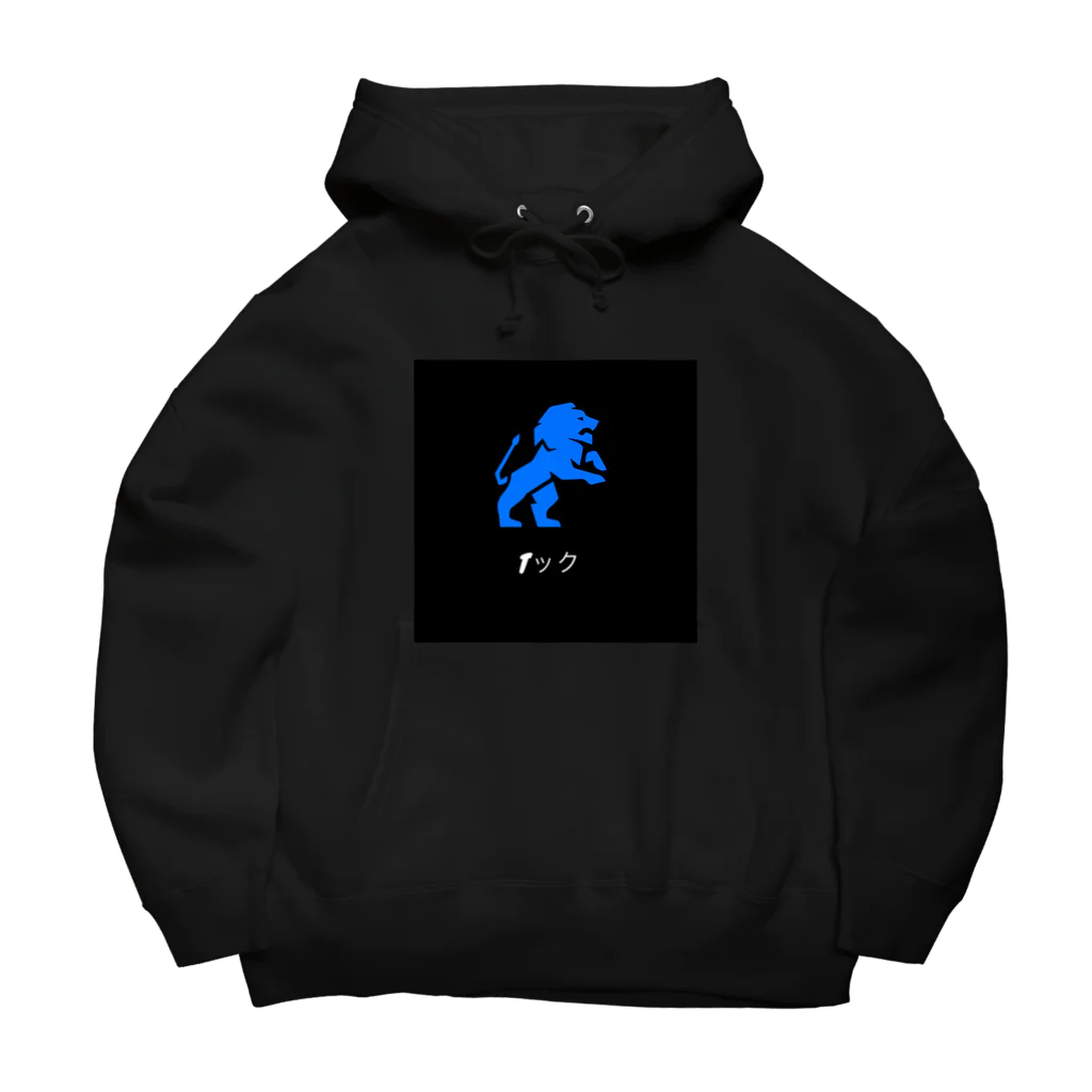 TックのカスタムショップのTックパーカーブラック Big Hoodie