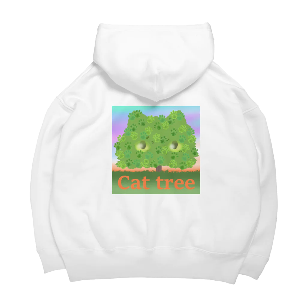 Charamaru MarketのＣＡＴ　ＴＲＥＥ Big Hoodie