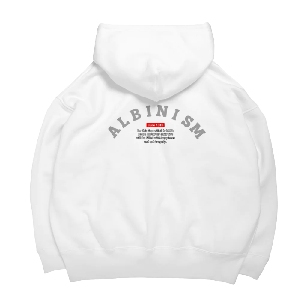 粕谷幸司 as アルビノの日本人の6月13日のアルビニズム Big Hoodie