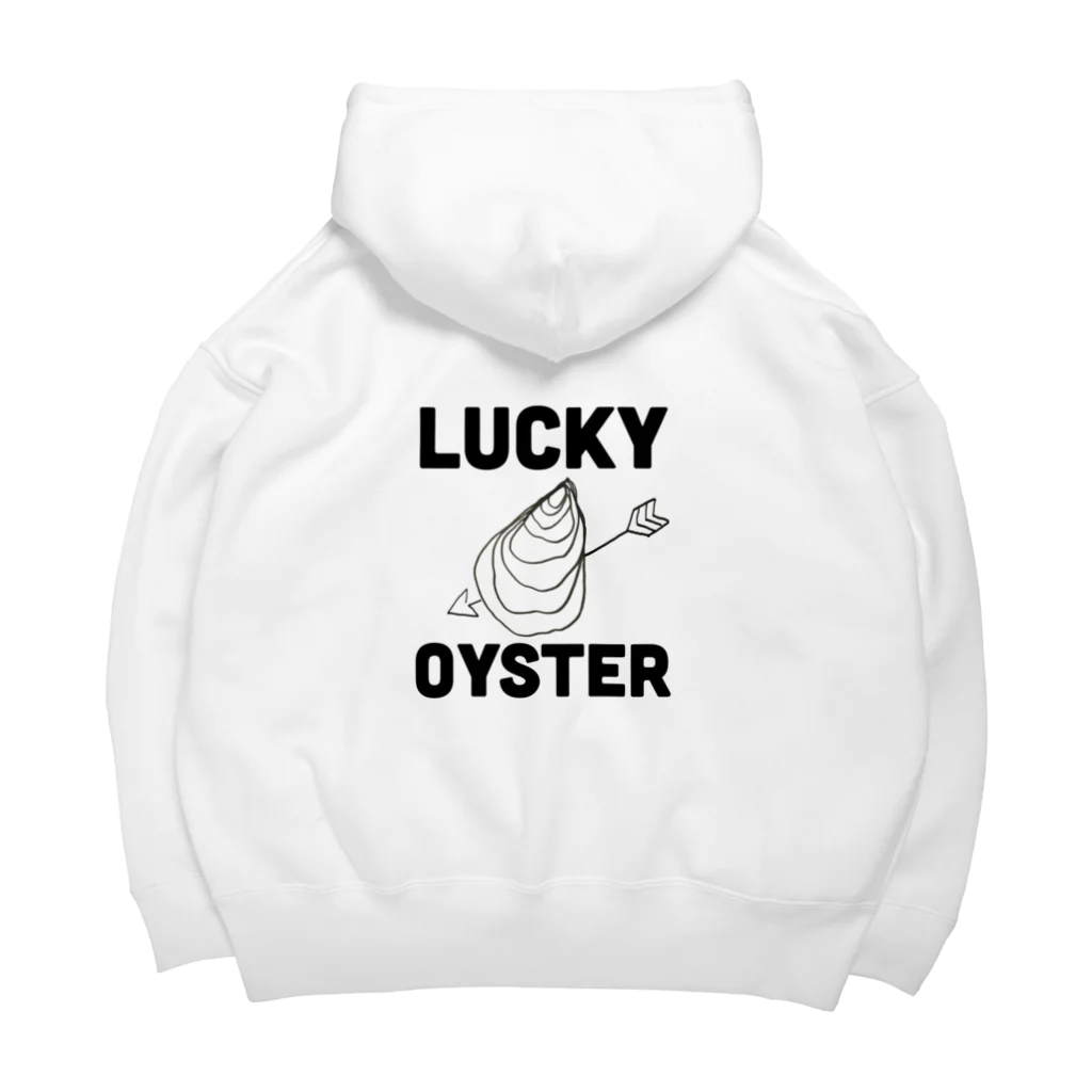 カキカキのLUCKY　OYSTER ビッグシルエットパーカー