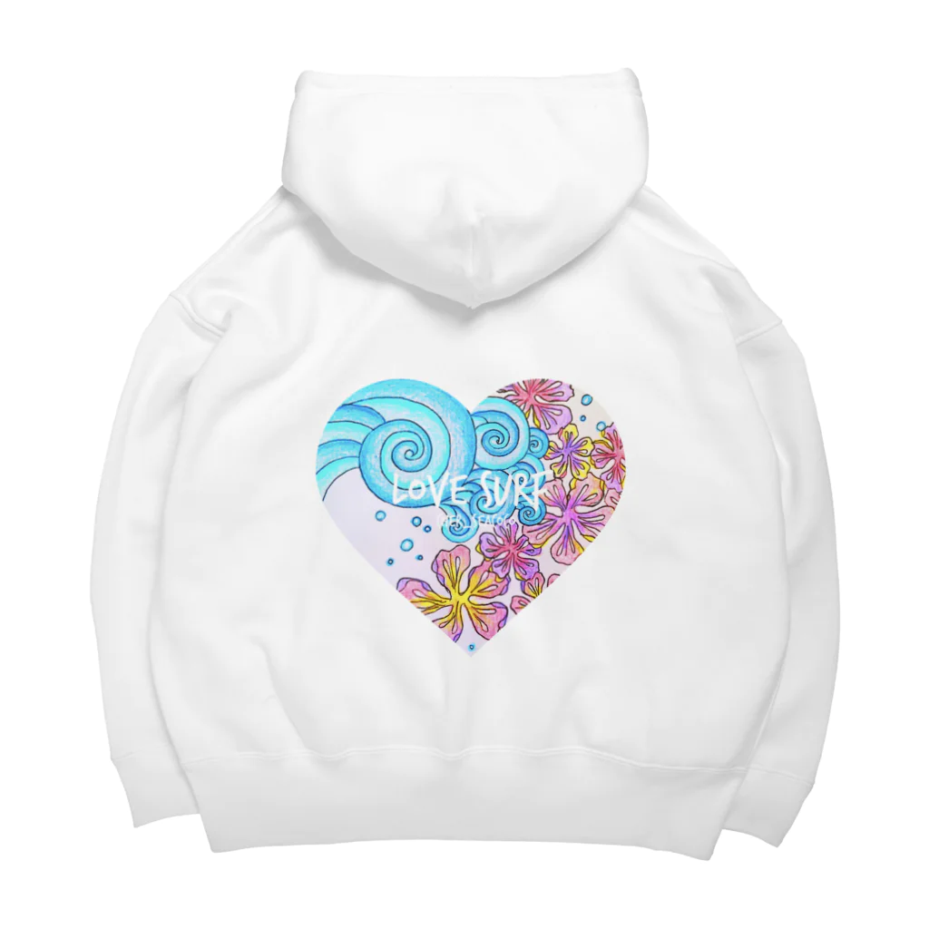 cher_seacocoのlove heart ❤️surfパーカー Big Hoodie