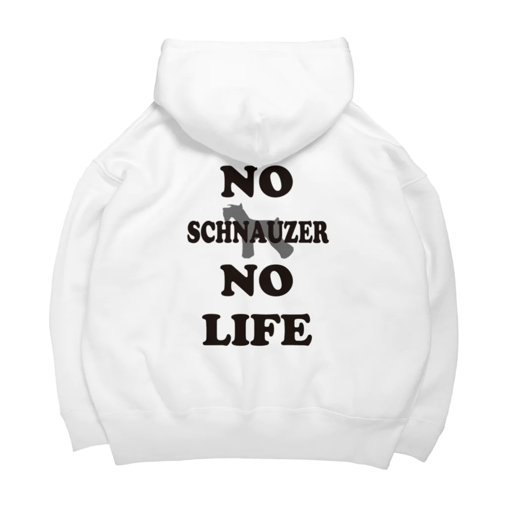 イチゴキカクのNO SCHNAUZER NO LIFE ビッグシルエットパーカー