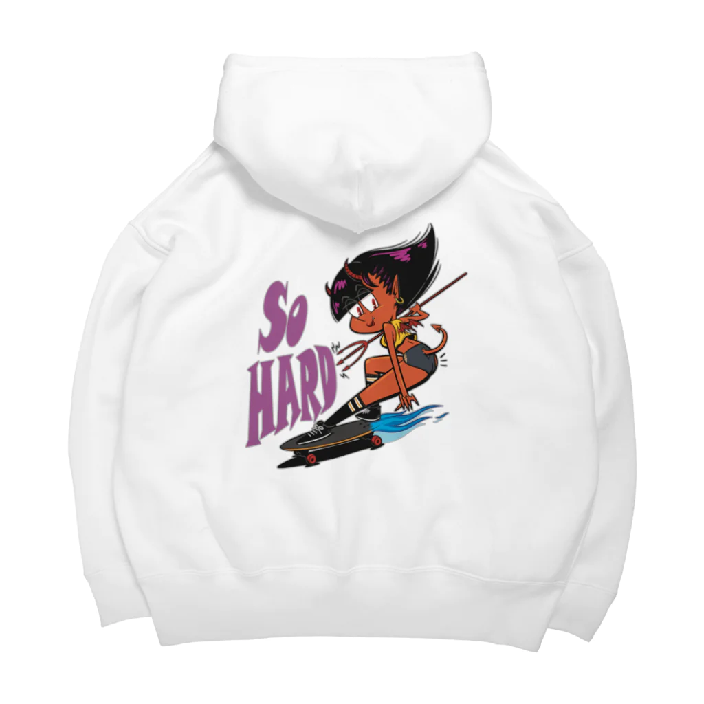 nidan-illustrationの“So HARD” Big Hoodie