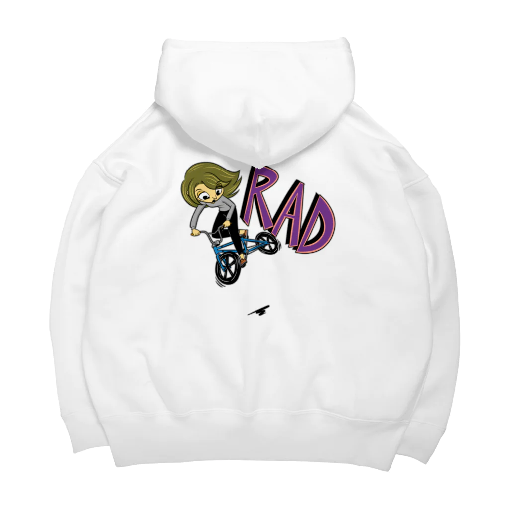 nidan-illustrationの"RAD" 1 ビッグシルエットパーカー