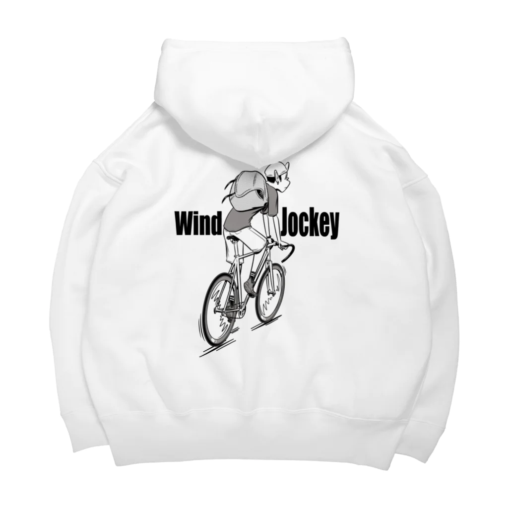 nidan-illustrationの"Wind Jockey" Big Hoodie