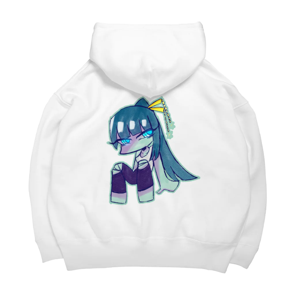 まおー。@ママになりました ＊の⚫異色肌⚫ めいかいちゃんver Big Hoodie