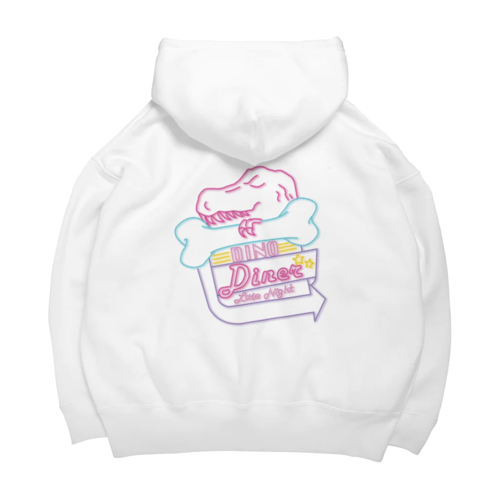 Dino World🦕🌙のNEON DINO DINER Big Hoodie