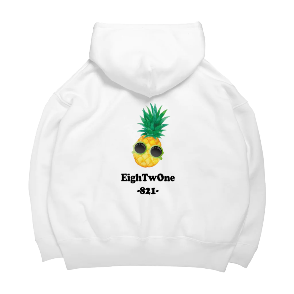 ストリートファッションはEighTwOne-821-(えいとぅーわん はちにーいち)のパイナップルマン🍍 Big Hoodie