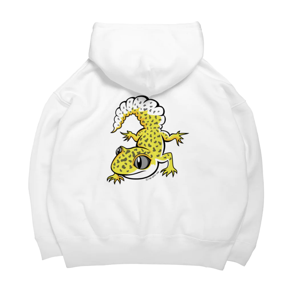 もむのふの爬虫類グッズやさんのレオパちゃんバックプリント Big Hoodie