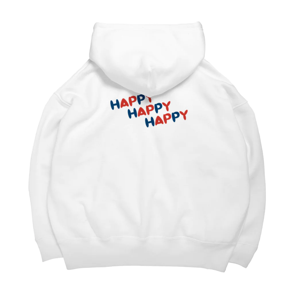 8anna storeのHAPPY HAPPY HAPPY！上を向いて笑おう！夏バージョン Big Hoodie