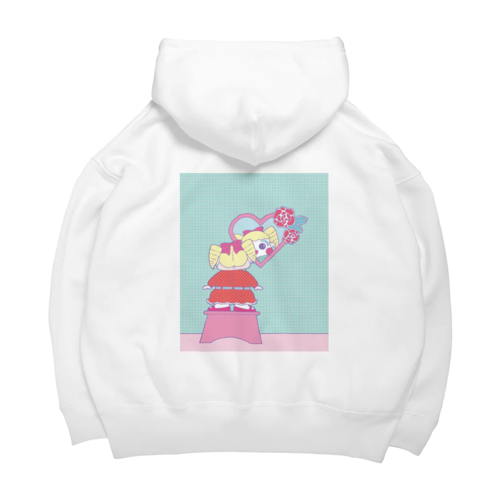 誘いのぷーちゃん・お化粧編 Big Hoodie