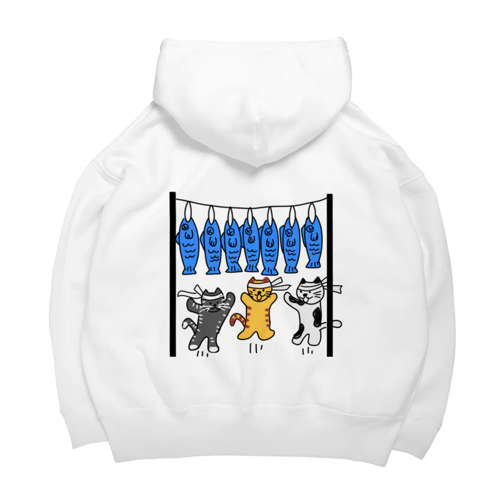 それいゆのねこ猫運動会（魚食い競走） Big Hoodie