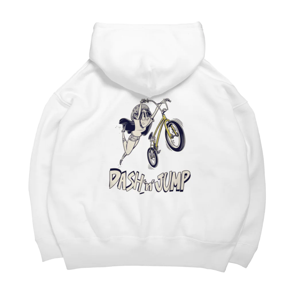 nidan-illustrationの"DASH 'n' JUMP" Big Hoodie