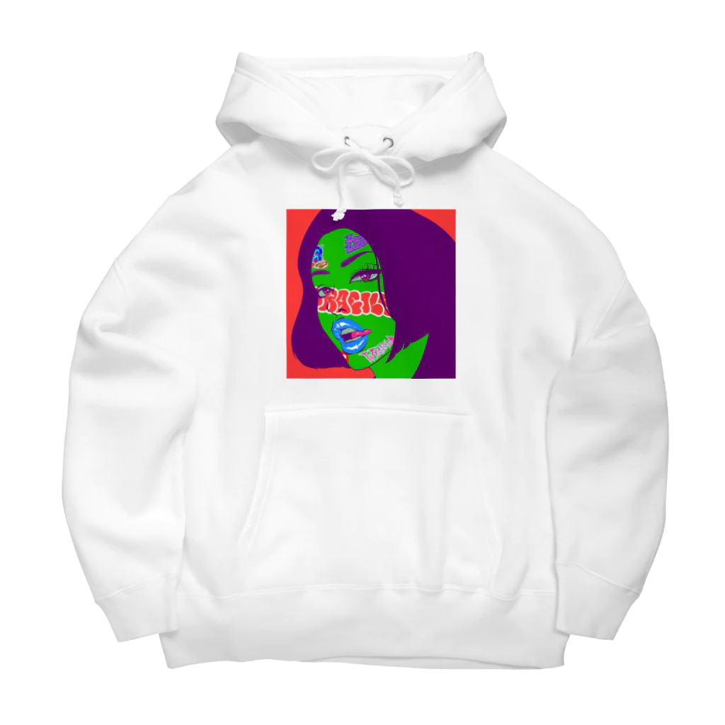 YOUJIN -ART GALLERY-のWicked Face Big Hoodie