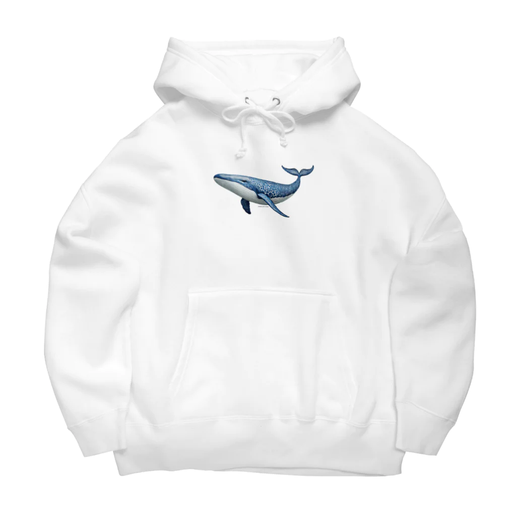 まみおデザインのwhale of a time　素晴らしい時 Big Hoodie