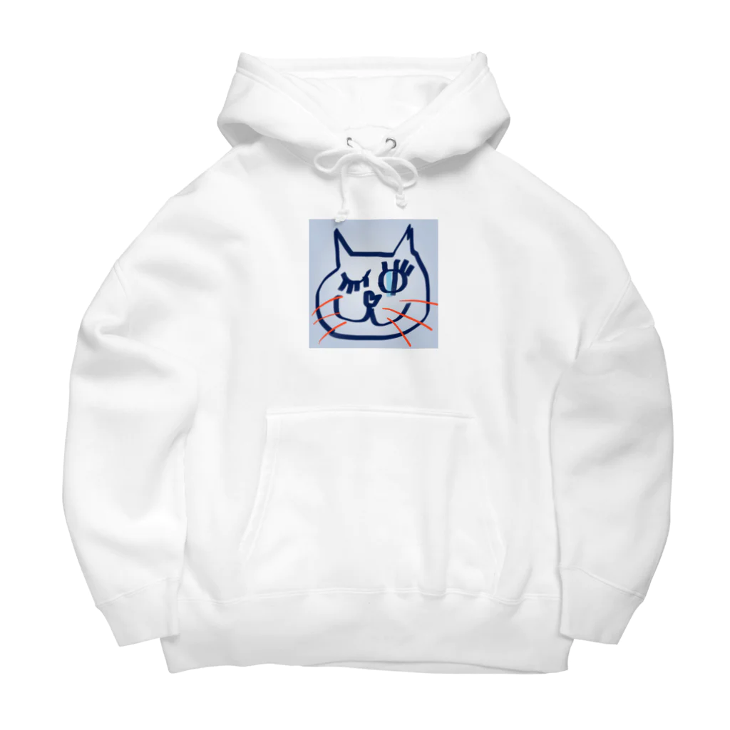 猫に恩返しの紅の髭 Big Hoodie