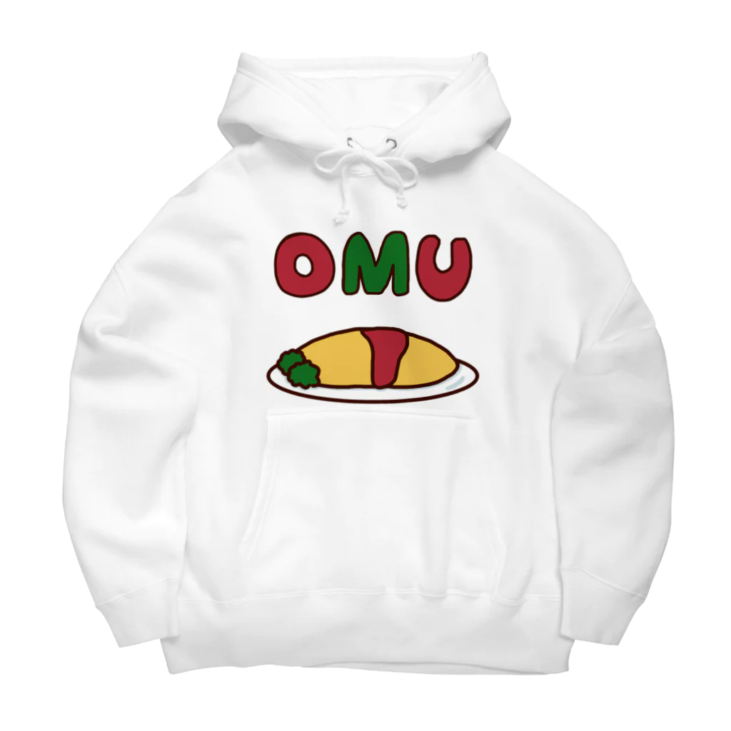 旻天堂(旧 ゆうれい星)のOMU OMU (余白有りVer.) Big Hoodie