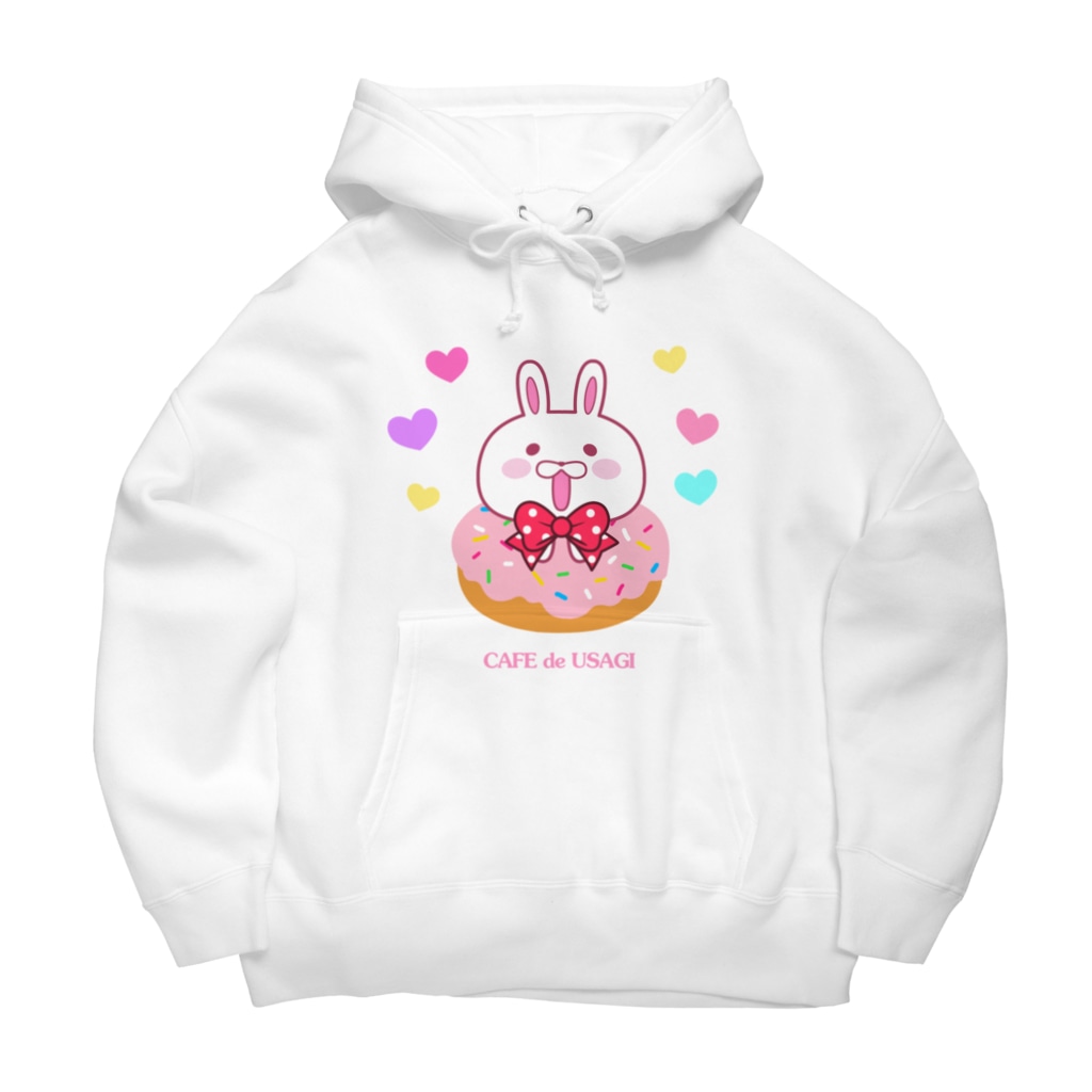 STRANGE♥CUTEのCAFE de USAGI♥donut Big Hoodie