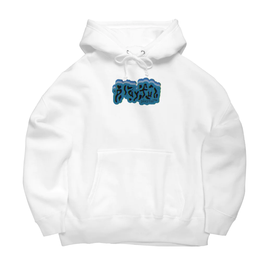 playfulの복고풍 패션 Big Hoodie