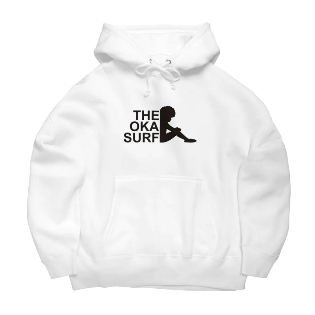 THE OKA SURFのSURF_THE OKASURF LOGO ビッグシルエットパーカー