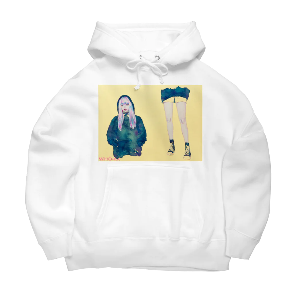 WHO-ka(フウカ)のセツナシュギ(yellow) Big Hoodie