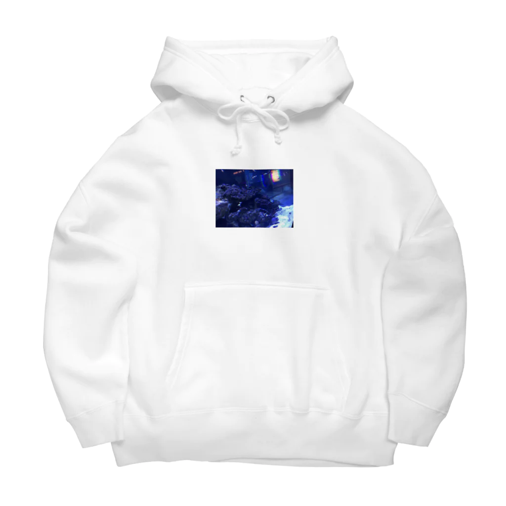 mのBLUE Big Hoodie