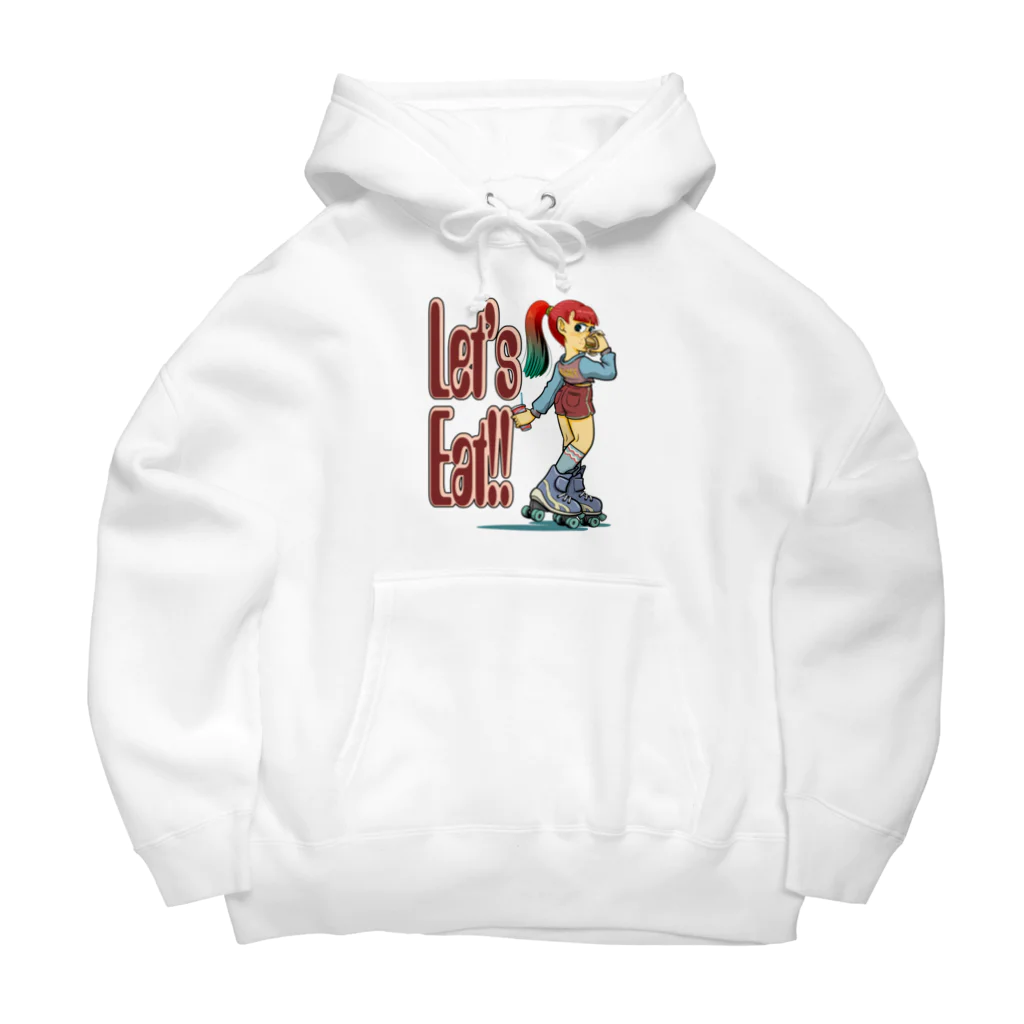 nidan-illustrationの“let's eat!!" Big Hoodie