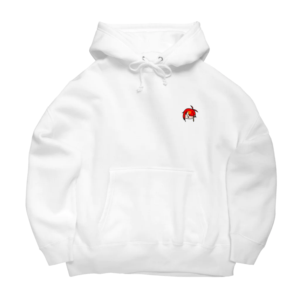 無意識の赤文字🍎🎲明月 ほむらのあかもじちゃん Big Hoodie