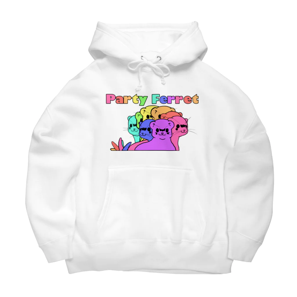 おこげ庵のParty Ferret Big Hoodie