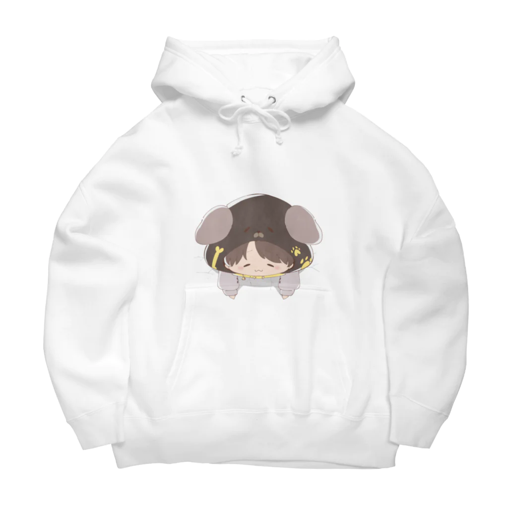 しのまる‎。の【しのまーと。】壁に刺さった　ビッグシルエットパーカー Big Hoodie