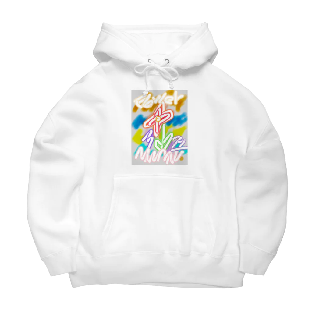 91-のvivid flower Big Hoodie