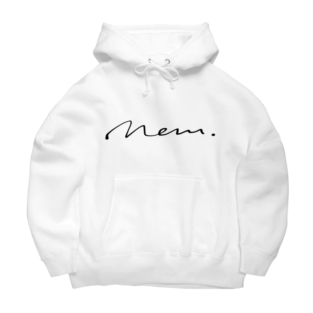 nem.のnem. ロゴグッズ Big Hoodie