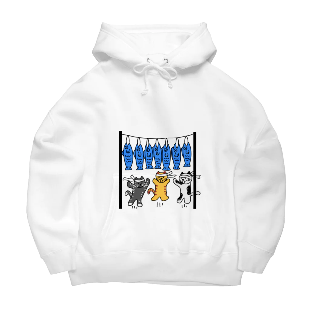 それいゆのねこ猫運動会（魚食い競走） Big Hoodie