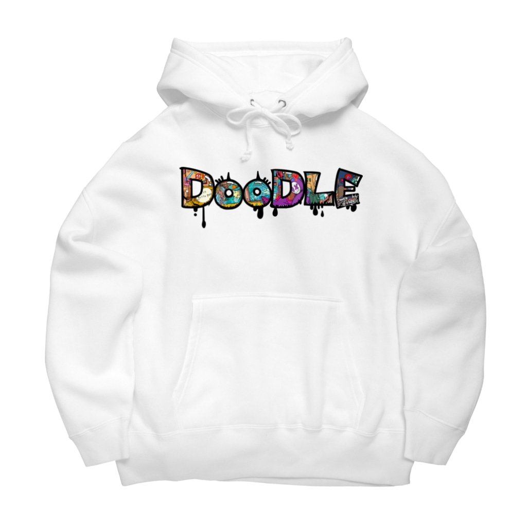 落書きジョーカーのDOODLE TOWN Big Hoodie