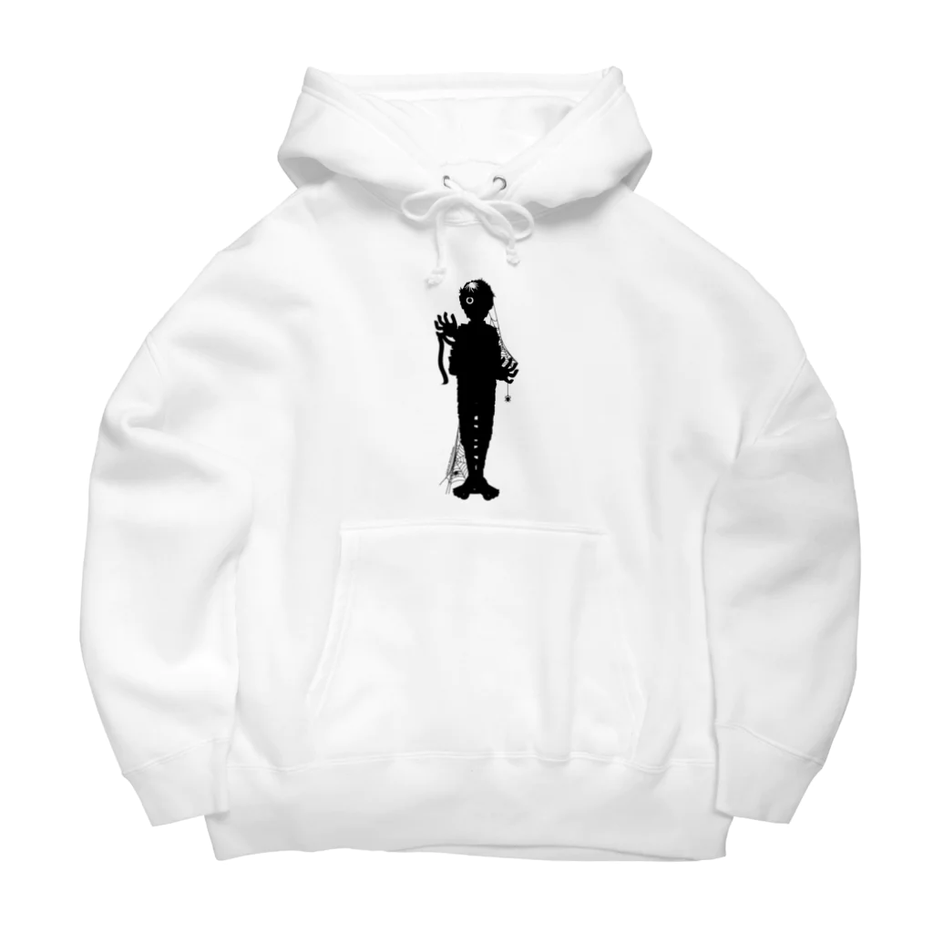 Cɐkeccooのホラーズシルエット(ミイラ男) Big Hoodie