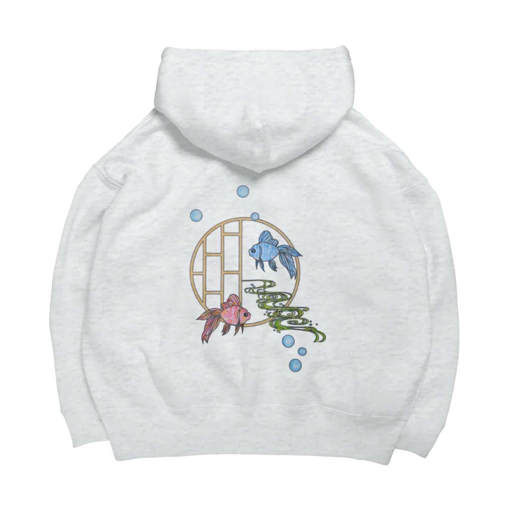 NANASHOPのGoldFish金魚 Big Hoodie