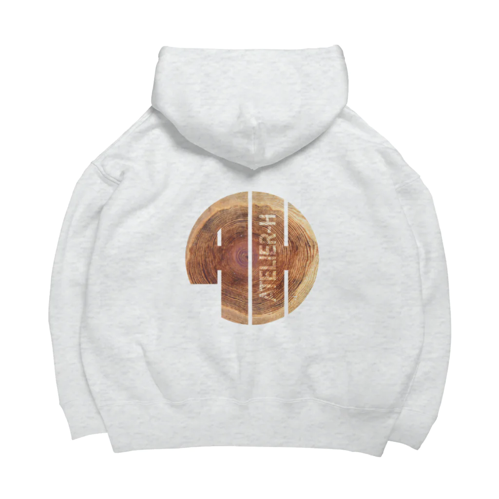 ATELIER-H   -HouZA official Goods Station-のAH丸太アイコン　PHOTO Big Hoodie