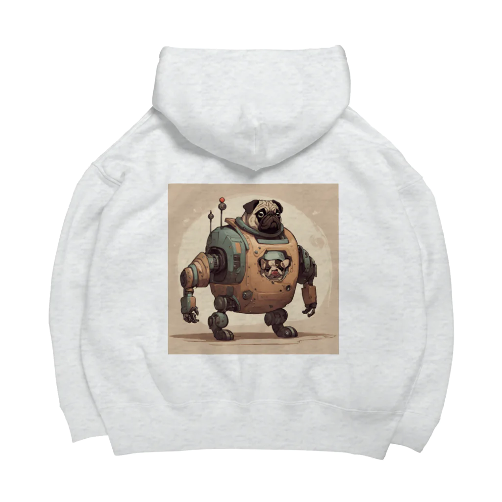 PUGおやじのロボパグ出動 Big Hoodie