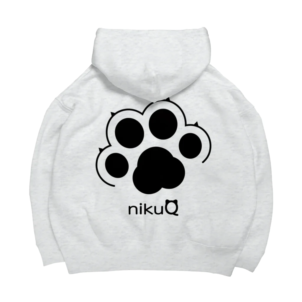 WebArtsの肉球をモチーフにしたオリジナルブランド「nikuQ」（猫タイプ）です ビッグシルエットパーカー